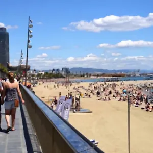 Barceloneta Eco-friendly Studio -private Bathroom- Campo de lujo